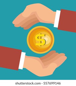 coins money isolated icon