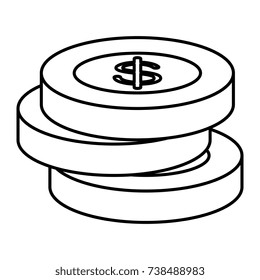 coins money isolated icon