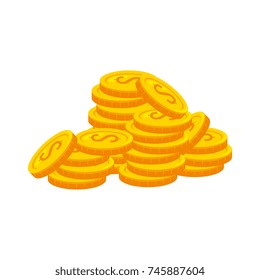 coins money isolated icon