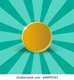 Coins on background isolated 