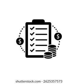 Coins Rotating Around Checklist - Financial Planning and Investment Strategy