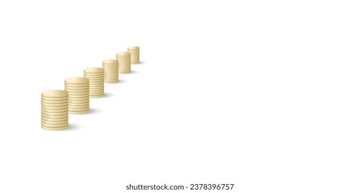 Coins and space for your text