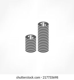 coins stack icon