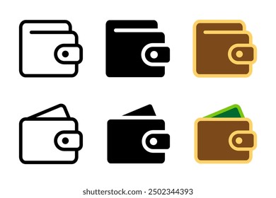 Icono de pila de monedas. Símbolo de la moneda de oro. Signo de dinero. Tesoro con ilustración brillante.