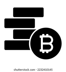 Coins stack vector icon isolated on white background