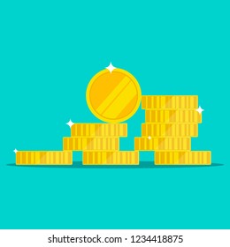 Coins vector design