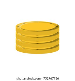 coins vector illustration