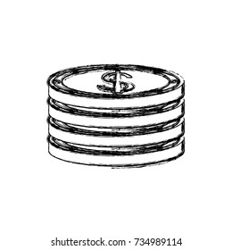 coins  vector illustration