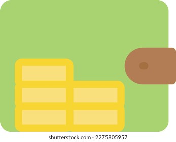 coins  Vector illustration on a transparent background. Premium quality symmbols. Line Color vector icons for concept and graphic design.