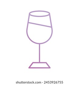 Icono de coketail con fondo blanco Vector ilustración de stock