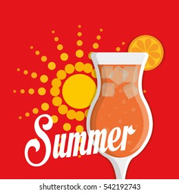 Coktail bar drink icon vector illustration graphic design