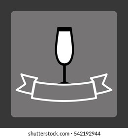 Coktail bar drink icon vector illustration graphic design