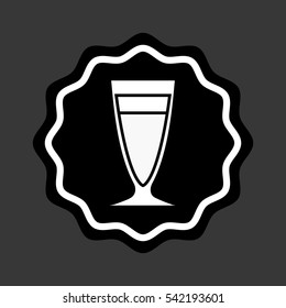 Coktail bar drink icon vector illustration graphic design
