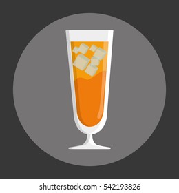 Coktail bar drink icon vector illustration graphic design