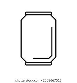 cola bottle icon, line vector isolated on white background. trendy and modern design