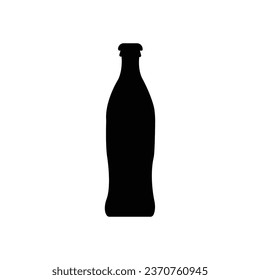 Cola bottle icon. Outline cola bottle vector icon for web design isolated on white background