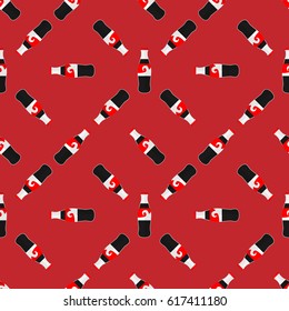 Cola bottle seamless pattern vector design.
