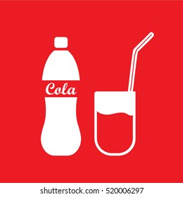 cola drink Icon Vector Illustration