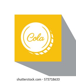 cola drink icon vector illustration