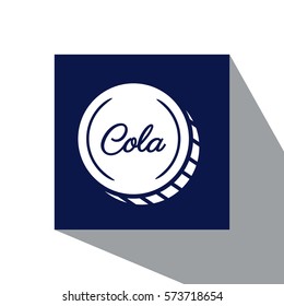 cola drink icon vector illustration
