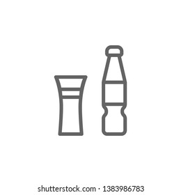 Cola, drink, USA icon. Element of United States icon. Thin line icon for website design and development, app development. Premium icon