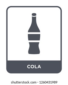 cola icon vector on white background,., cola simple element illustration