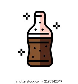 cola jelly candy gummy color icon vector. cola jelly candy gummy sign. isolated symbol illustration
