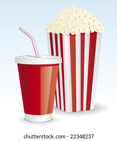 cola & popcorn