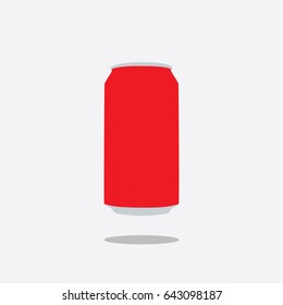Cola soda can icon, vector illustration design. Drinks collection.