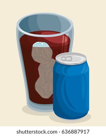 Cola soda icon