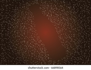 Cola soft drink bubbles