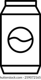 Cola Vector Line Icon Design