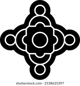 Colaboration Bussines team icon, Teamwork