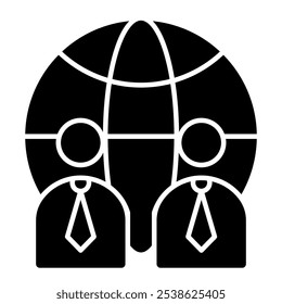 Colaboración Icono del equipo de negocios, Trabajo en equipo