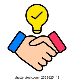 Colaboration Bussines team icon, Teamwork
