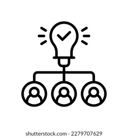 colaboration icon for your website design, logo, app, UI.