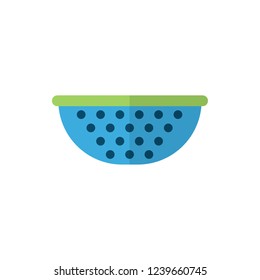 colander flat vector icon