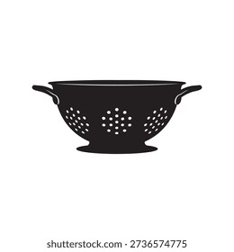 Coador em design de ilustração plana de silhueta de foco total no fundo branco.
