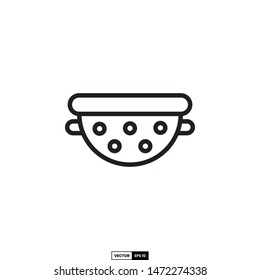 Colander icon, design inspiration vector template for interface and any purpose