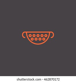 Colander icon Flat.
