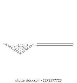 Colander Icon, Kitchen Cullender Utensil Icon Vector Art Illustration