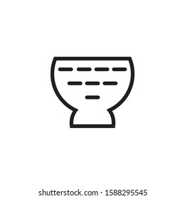 Colander icon outline style template. Trendy style, vector eps 10 