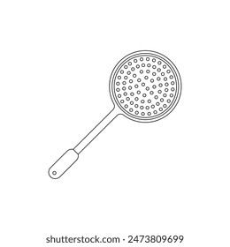 Diseño de Ilustración vectorial de íconos de colador