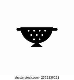 colander kitchen icon sign vector