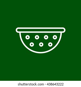 colander line icon
