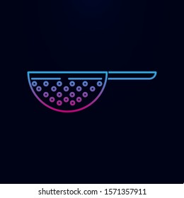 Colander nolan icon. Simple thin line, outline vector of kitchen icons for ui and ux, website or mobile application