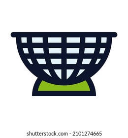 Colander. Simple Vector Color Icon.