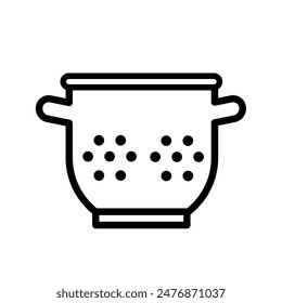 colander -  simple vector icon	