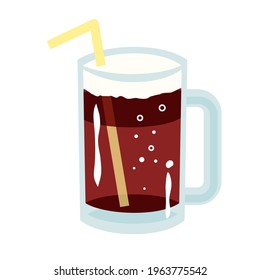 Cola.Vector Illustration, die leicht zu bearbeiten ist.