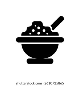 Colcannon Glyph Icon. Colcannon icon